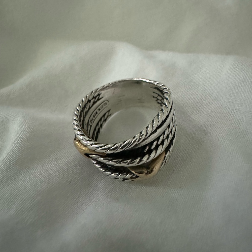 David Yurman double crossover ring 6.5